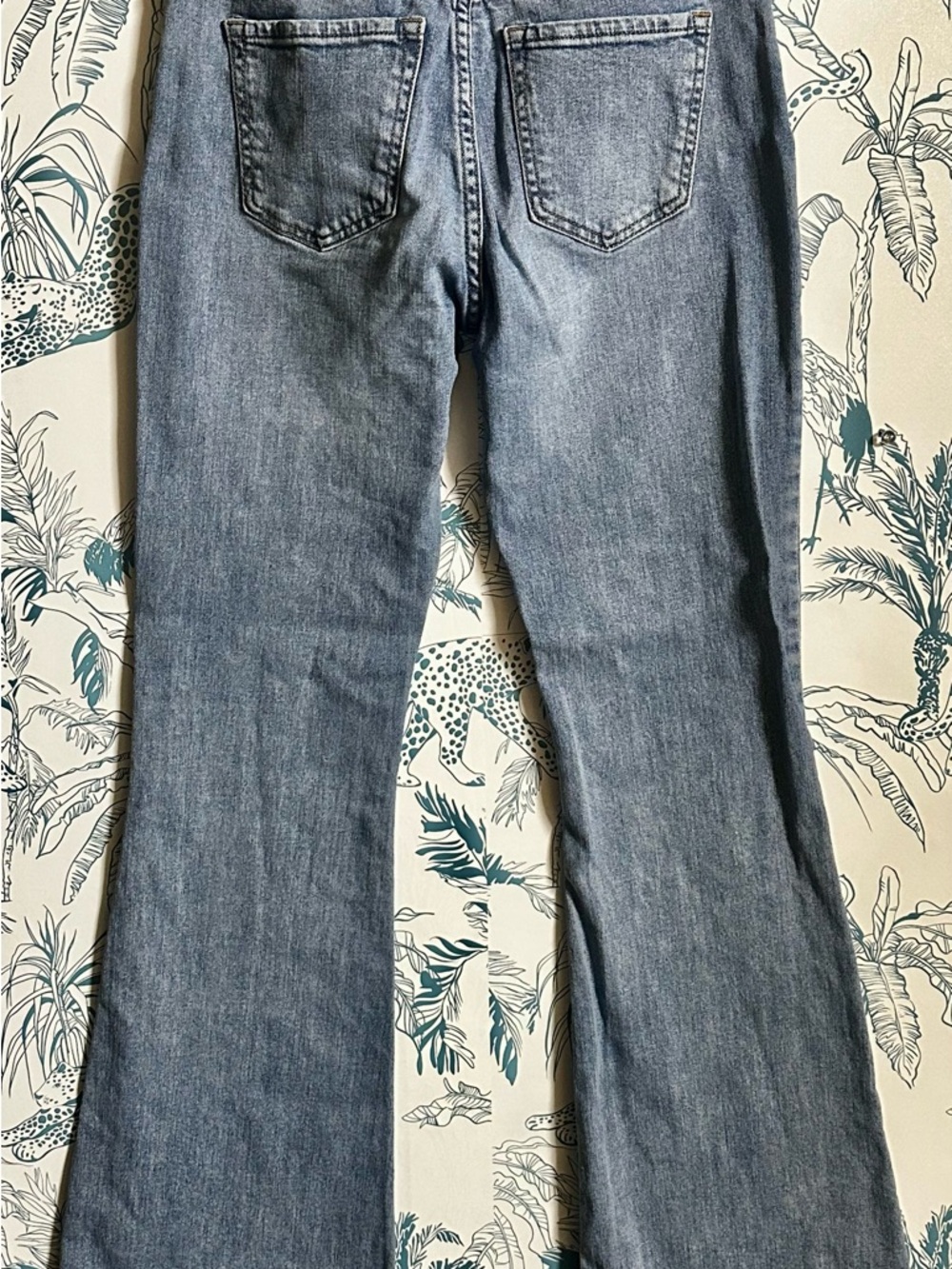 Junior’s Light Wash Flare Jeans - Picture 2 of 6